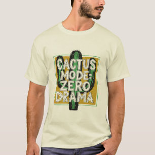 T-shirt Mode Cactus : Zéro Drama, Cactus Plante Tee