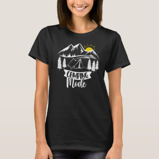 T-shirt Mode Camping Avec Tente