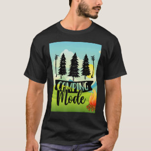 T-shirt Mode Camping Bonfire Randonnées Trails Escalade Mo