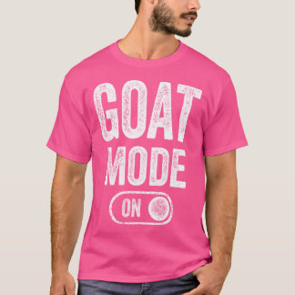 T-shirt Mode Chèvre Sur Funny Mountain Climat Animal