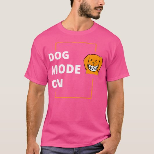 T-shirt Mode chien activé (Devant)