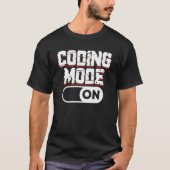 T-shirt Mode Codage Sur Les Sayages De Codeur De Code Prog (Devant)