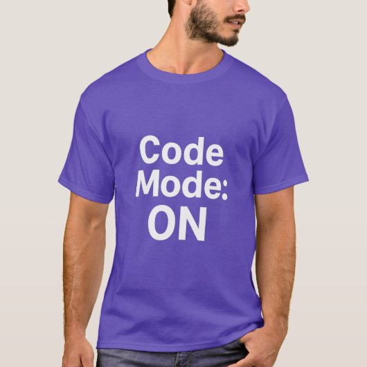 T-shirt Mode Code activé (Devant)