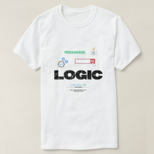 T-shirt Mode Code Logique Drôle Activé Programmation