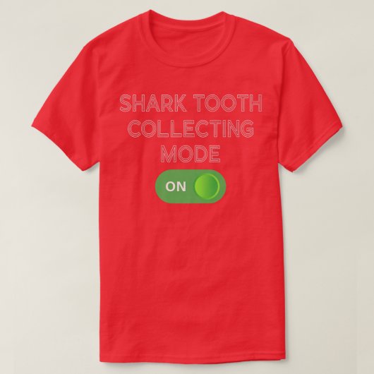 T-shirt Mode collecte des dents de requin ON (Design devant)
