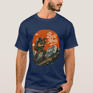 T-shirt Mode Construction Aventure Tech Vintage