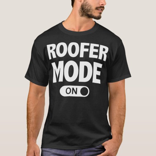 T-shirt Mode couverture sur le toit amusant (Devant)