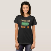T-shirt Mode Crochet Sur Batterie (Devant entier)
