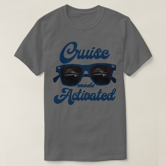 T-shirt Mode croisière activé (Design devant)
