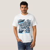 T-shirt Mode croisière activé - Voilier en style (Devant entier)