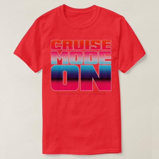 T-shirt Mode Croisière Sur Vacances Familiales 2023 Style  (Design devant)