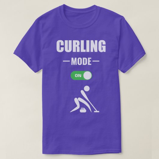T-shirt mode curling activé (Design devant)