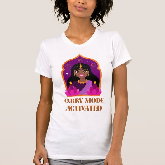 T-shirt Mode Curry Activé Amateur de Curry (Devant)