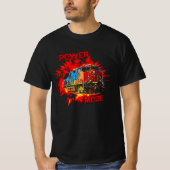 T-shirt Mode d'alimentation du train de locomotives diesel (Devant)