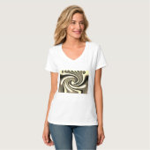 T-shirt Mode d'art chic assez (Devant entier)