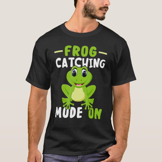 T-shirt Mode de capture de grenouille sur le crapaud chass (Devant)