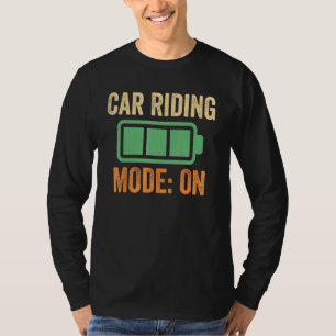 T-shirt Mode de conduite automobile sur conception de batt