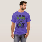 T-shirt Mode de course de voitures à crémaillère activé Ca (Devant entier)