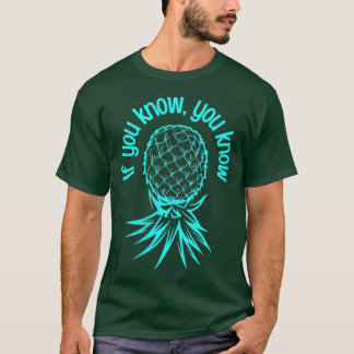 T-shirt Mode de fête à l'envers de l'ananas Swinger Vanill
