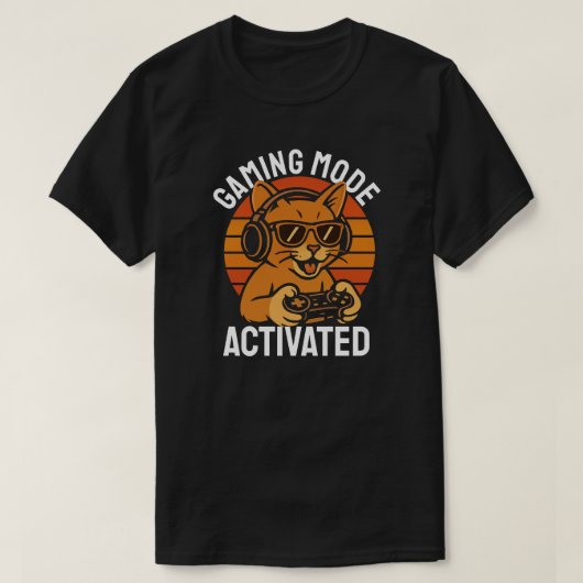T-shirt Mode de jeu activé (Design devant)
