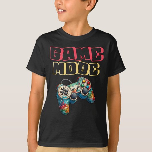 T-shirt Mode de jeu garçon (Devant)