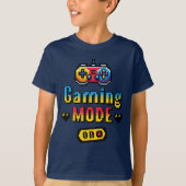 T-shirt Mode de jeu Pixel Rétro (Devant)
