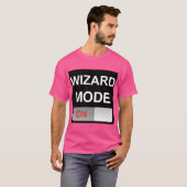 T-shirt Mode de magicien : Édition foncée - le double a (Devant entier)
