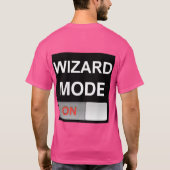 T-shirt Mode de magicien : Édition foncée - le double a (Dos)