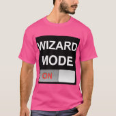 T-shirt Mode de magicien : Édition foncée - le double a (Devant)