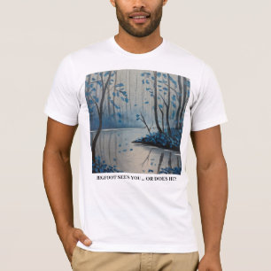 T-shirt Mode de Prank Bigfoot Drôle