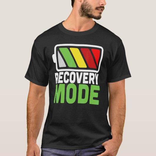 T-shirt Mode de récupération obtenir bien après blessure C (Devant)