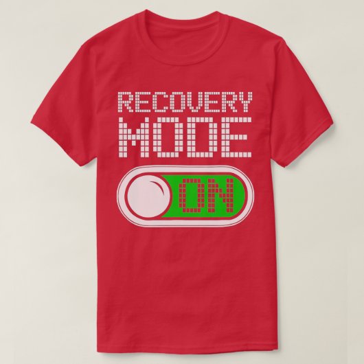 T-shirt Mode de récupération sur obtenir bien Drôle don de (Design devant)