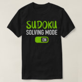 T-shirt Mode de résolution Sudoku (Design devant)