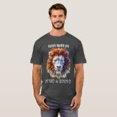T-shirt Mode de rotation activé - Chemise Lion Gras (Devant entier)