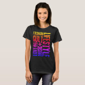 T-shirt MODE DE VIE CULT - coloré (Devant entier)
