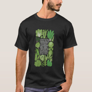 T-shirt Mode de vie drôle végétalien vert frais à base de