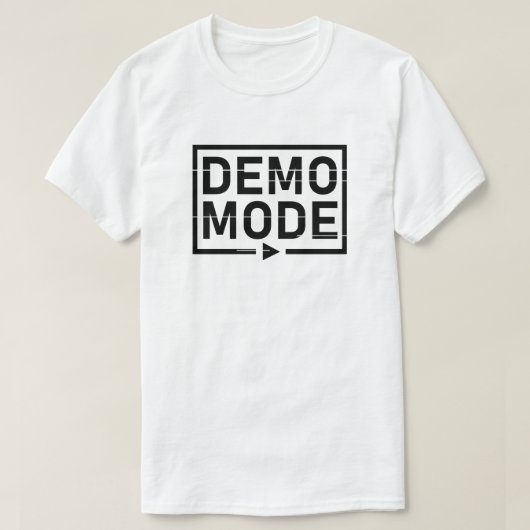 T-shirt Mode démo Audio V1 (Design devant)