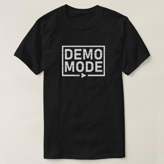 T-shirt Mode démo Audio V2 (Design devant)