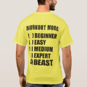 T-shirt Mode d'entraînement - BEAST (Dos)