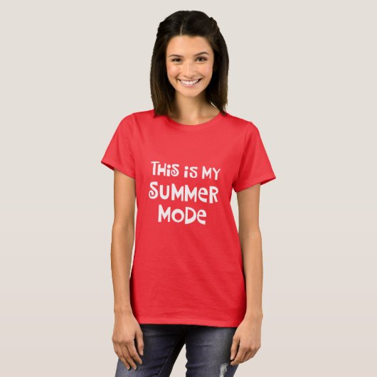 T-shirt Mode d'été (Devant entier)