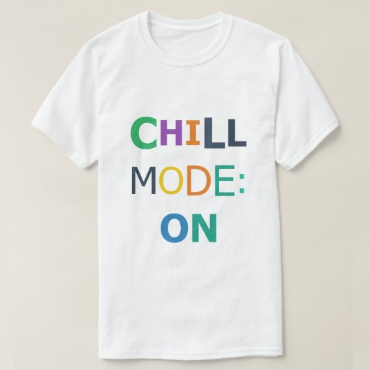 T-shirt Mode détente activé (Design devant)