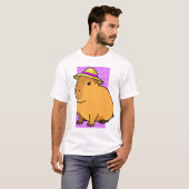 T-shirt Mode Détente Capybara (Devant entier)