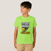 T-shirt Mode d'étude activé • Étudiant et enseignant (Devant entier)