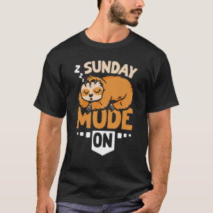 T-shirt Mode dimanche de fentes sur