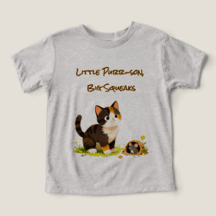 T-Shirt Mode École Maternelle Chat Souris
