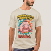 T-shirt Mode Écrasement Activé – Blobfish Mignon (Devant)