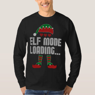 T-shirt Mode Elf Chargement. Jeu vidéo amusant du pyjama d