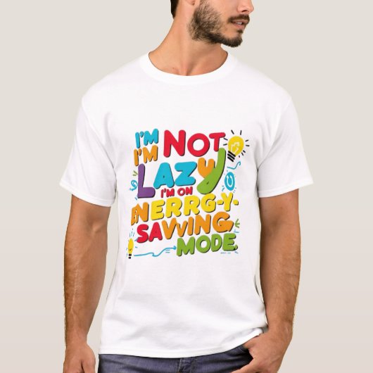 T-shirt Mode Energy Saving activé (Devant)