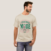 T-shirt Mode Enseignant Activé - Professeur (Devant entier)