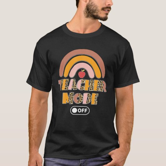T-shirt Mode Enseignant De Drôle Enseignant Vacances (Devant)